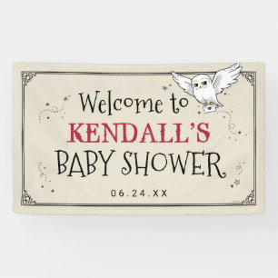 Banderoles Harry Potter Baby Shower Hedwig