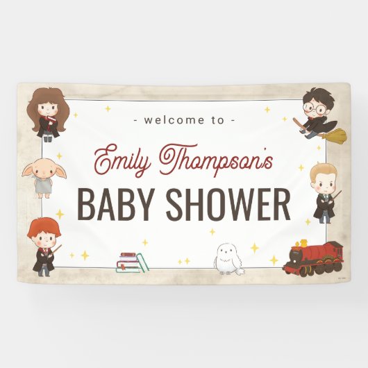 Banderoles Harry Potter Character Magical Baby Shower (Horizontal)