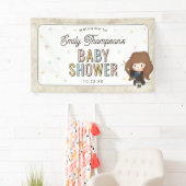 Banderoles Harry Potter Chibi Hermione Wizard Baby Shower (En situation)