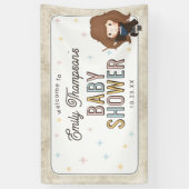 Banderoles Harry Potter Chibi Hermione Wizard Baby Shower (Vertical)