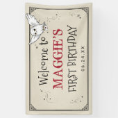 Banderoles Harry Potter | Hedwig Special Delivery Birthday (Vertical)