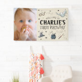 Banderoles Harry Potter Premier anniversaire Bienvenue (En situation)