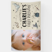 Banderoles Harry Potter Premier anniversaire Bienvenue (Vertical)