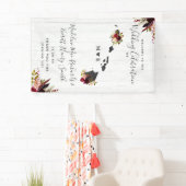 Banderoles Hawaii State Destination Wedding Bienvenue (En situation)