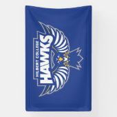 Banderoles Hawks du Collège Hillbert (Verticale)