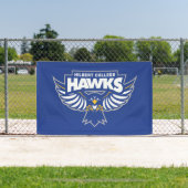 Banderoles Hawks du Collège Hillbert (Insitu)