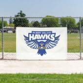 Banderoles Hawks du Hilbert College (Insitu)