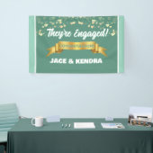 Banderoles Heartfelt Custom Engagement Party Banner (Salon professionnel)