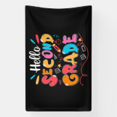 Banderoles Hello deuxième grade (Verticale)