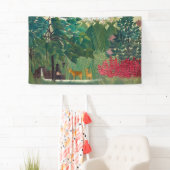 Banderoles Henri Rousseau - La cascade (En situation)