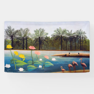 Banderoles Henri Rousseau - Les Flamants