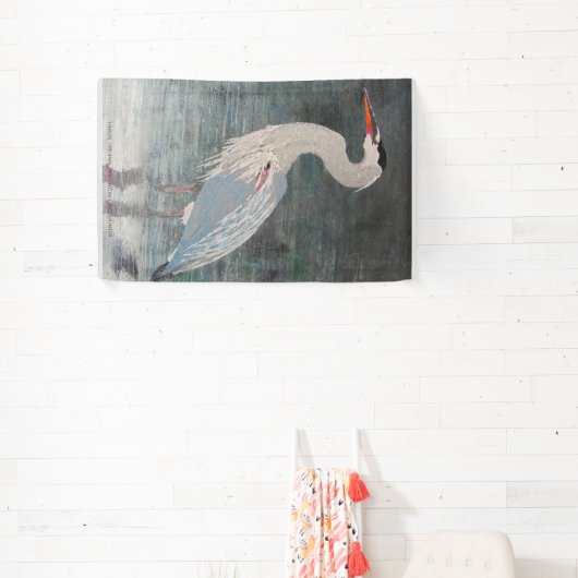 Banderoles héron bleu géant (Insitu)