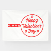 Banderoles Heureuse Sainte-Valentin Love 4x6 Vinyl Banner (Horizontal)
