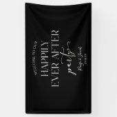 Banderoles Heureusement Jamais Après La Réception De Mariage  (Vertical)