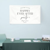 Banderoles Heureusement Jamais Après La Réception De Mariage  (Salon professionnel)