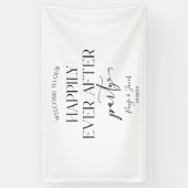 Banderoles Heureusement Jamais Après La Réception De Mariage  (Vertical)