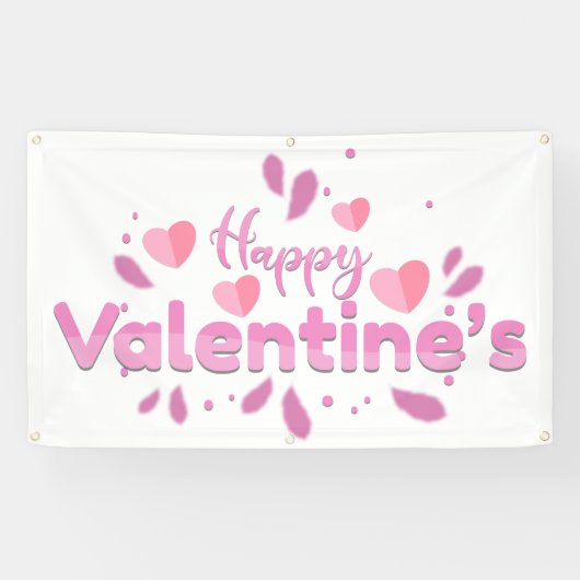BANDEROLES HEUREUX VALENTINE'S (Horizontal)