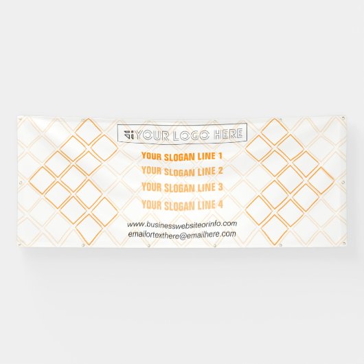 Banderoles Hexagonal Triangle Business Exhibition Contexte (Horizontal)