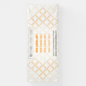 Banderoles Hexagonal Triangle Business Exhibition Contexte (Verticale)