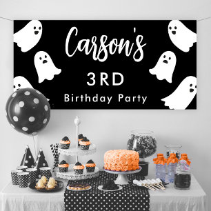 Banderoles Hey Boo Anniversaire