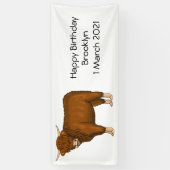 Banderoles Highland cow (Vertical)