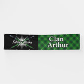 Banderoles Highland Festival Clan Arthur MacArthur Tent (Horizontal)