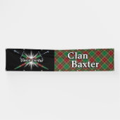 Banderoles Highland Festival Clan Baxter Tent (Horizontal)