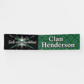 Banderoles Highland Festival Clan Henderson Tent (Horizontal)