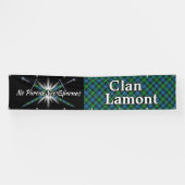 Banderoles Highland Festival Clan Lamont Tent (Horizontal)