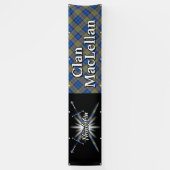 Banderoles Highland Festival Clan MacLellan Tent (Vertical)