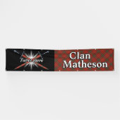 Banderoles Highland Festival Clan Matheson Tent (Horizontal)