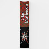 Banderoles Highland Festival Clan Matheson Tent (Vertical)