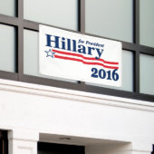Banderoles Hillary pour le président 2016 (Bâtiment extérieur)