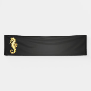 Banderoles Hippocampe Polygonal Or
