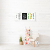 Banderoles HISTORIQUE NOIRE MOIS Événement Modèle photo Verti (En situation)