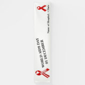 Banderoles HIV facilite la campagne de sensibilisation | (Vertical)