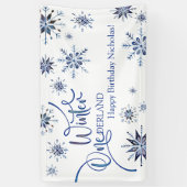 Banderoles Hiver Onederland 1er anniversaire (Vertical)