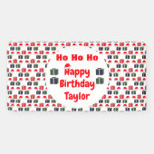 Banderoles HO HO Happy Birthday (Horizontal)