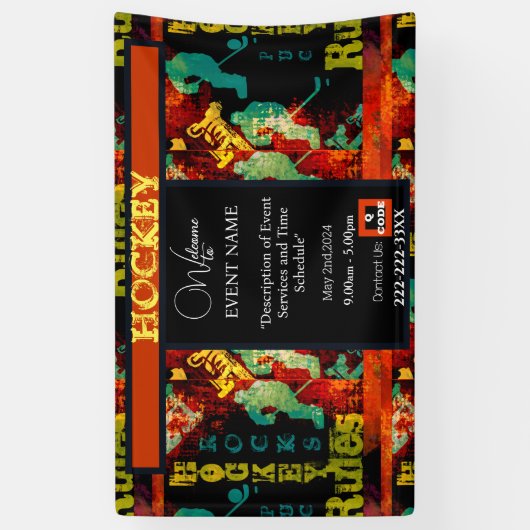 BANDEROLES HOCKEY  (Vertical)