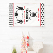 Banderoles Hockey First Year Down Foam Board – 1st Birthday (Insitu)