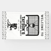 Banderoles Hockey première année bas 1er anniversaire (Horizontal)