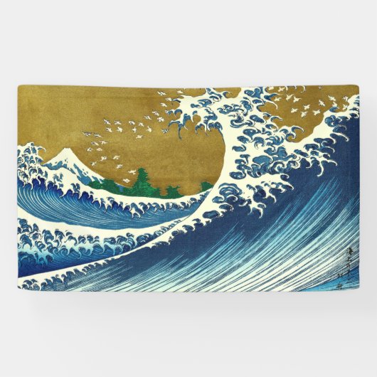 Banderoles Hokusai Big Wave Japon Art japonais (Horizontal)