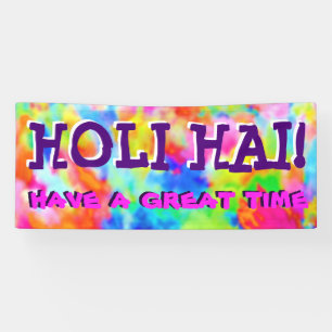 Banderoles HOLI Festival des couleurs + vos idées