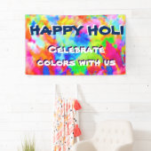 Banderoles HOLI Festival des couleurs + vos idées (En situation)