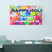 Banderoles HOLI Festival des couleurs + vos idées (Salon professionnel)