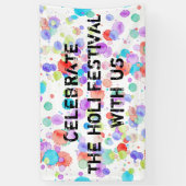 Banderoles holiES - Splatter multicolore 1 + votre backgr. (Vertical)