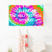 Banderoles holiES - style en spirale de batik de puissance (En situation)