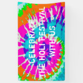 Banderoles holiES - style en spirale de batik de puissance (Vertical)