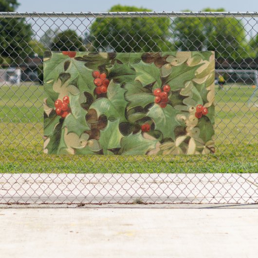 Banderoles Holly Tree Noël Vintage (En situation)