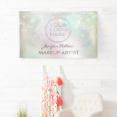 Banderoles Holographie holographique à perles tendance bann (En situation)